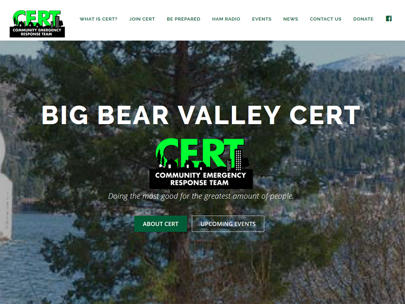 Big Bear Valley CERT