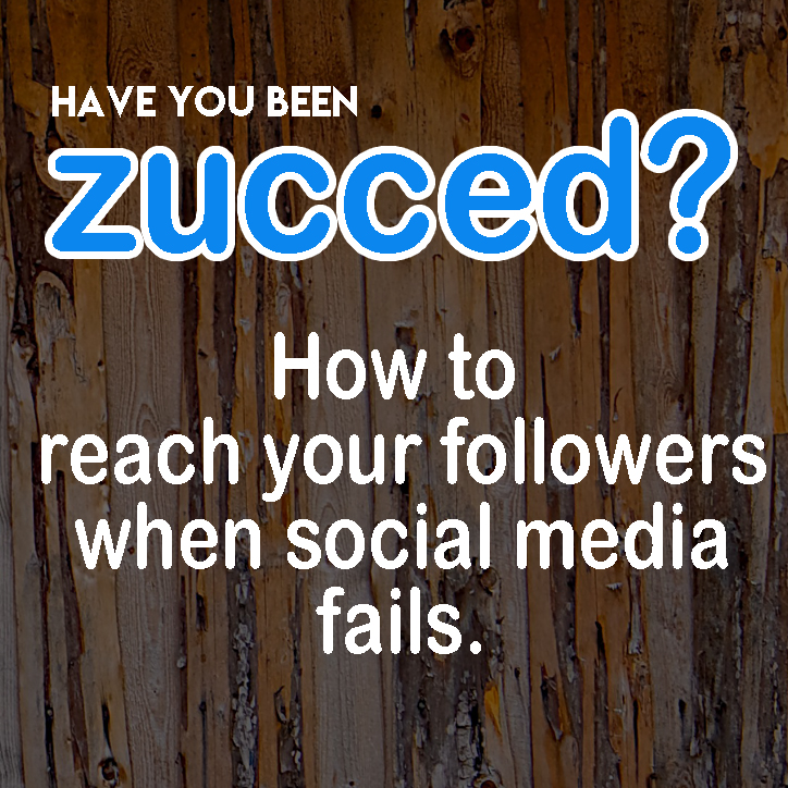 Zucced? Email Marketing is your solution.